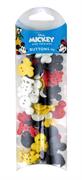 MICKEY AND MINNIE BULK BUTTON PACK 50G, ASSORTED DESIGNS